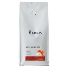 [마르니스] 에디오피아 예가체프 커피 원두, 1개, 500g
