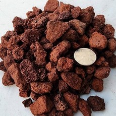 레드화산사1KG 화산송이 현무암자갈 화산석 분갈이 어항, 화산사 레드(10mm~20mm), 1kg, 1개