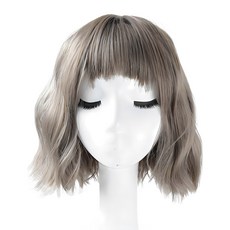 파티복닷컴 통가발 GB0046-03, 투톤라이트그레이, 1개