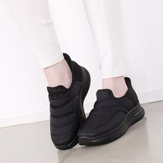 행텐 패딩 기모 바로신는 이지핏 슬립온 EZF-73707 남여 방한화 폭신폭신 쿠션창