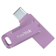 샌디스크 USB 메모리 Ultra Dual Go 울트라 듀얼 고 Type-C OTG USB 3.1 SDDDC3 64GB 라벤더퍼플, 1개