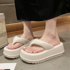 엑시거 키높이 7cm 쪼리 발편한 여름 샌들