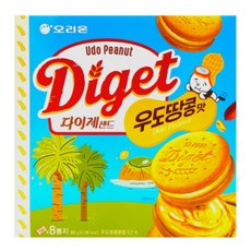 오리온 다이제샌드 우도땅콩, 1개, 392g