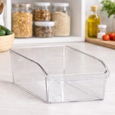 RERI 다용도 냉장 냉동고 정리용기, 2개, 투명