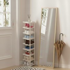 블리엔 조립식 틈새 신발장 정리대 9단, 버터크림