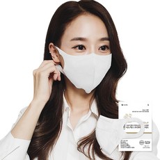 시노텍스 귀편하고 숨쉬기편한 새부리형 신소재 마스크 50매 중형 개별포장, 1개입, 50개, 화이트