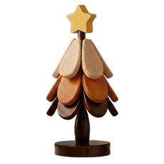 꾼스 인테리어 3단 우드 트리 냄비받침 나무 원목 냄비받침대 별 사과 에디션, 1개, 별에디션