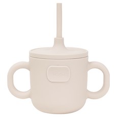 국내생산 아이냠 3in1 실리콘 스파우트 빨대컵 자기주도 양손컵, 크림, 1개, 200ml