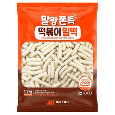 말랑쫀득 떡볶이 밀떡 실온 보관, 1개, 1.5kg