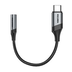 Rocoren 오디오 C타입 to AUX 케이블 차량용 옥스선 usb c타입 to 3.5 이어폰 싱글 젠더 C타입 AUX 차량용 3.5mm 케이블 1m 2m 3m