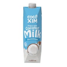 [공식수입사] 코코씸 코코넛밀크 무설탕, 4개, 1L