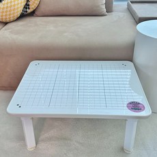 튤리메익스 화이트보드 어린이책상 접이식 유아공부상, 퍼플테이블