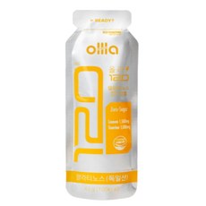 올라 120 팔라티노스 하이드로 컨디션젤 레몬 제로슈거 에너지젤 러닝 마라톤 사이클, 7개, 43g