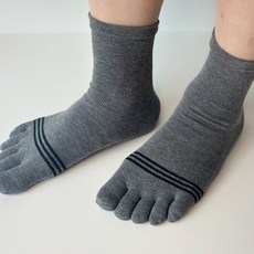 국산 면100% 남자 발가락양말 5켤레 세트 4계절 땀흡수 무좀 습진 예방