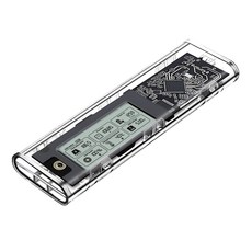 무빙브릭스 투명 SSD 외장하드케이스 M.2 NVMe NGFF 20Gbps, 1개