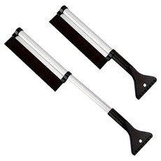 어브레스 차량용 2in1 길이조절 성에제거브러쉬, 1개