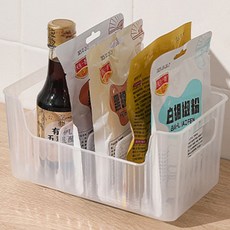 오르세홈 냉장고 양념통 소스 정리함 칸막이 수납 보관함 트레이, 2개, 반투명