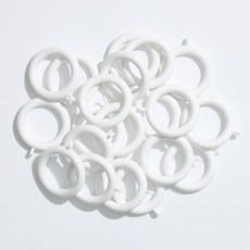 홈드레브 커튼링 (25mm) 10개, 화이트