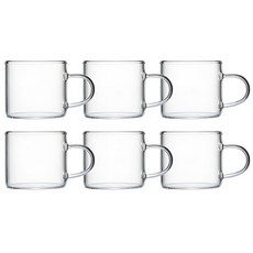 내열유리 미니 유리컵 120ml 6P 세트, 1개