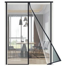 Life Rhythm 외풍차단 EVA 방문 현관문 방풍비닐 투명 문풍지 벨크로 포함, 1개