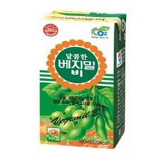 베지밀 달콤한 비 두유, 190ml, 24개