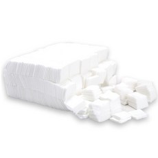 AWC 피부관리실용 화장솜 절단솜 4*6 1300매, 2개, 1300매입