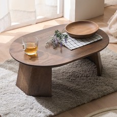 우디젠 바라봄 미니 티테이블, 월넛