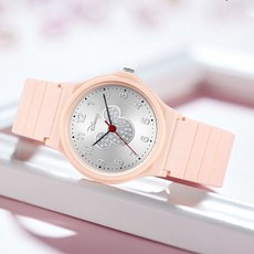 디즈니 미키마우스 캐릭터 쓰리써클 경량 밴드 손목시계