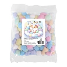 오늘도 뒹굴뒹굴 햄스터 소동물용 컬러 솜베딩, 1개, 40g