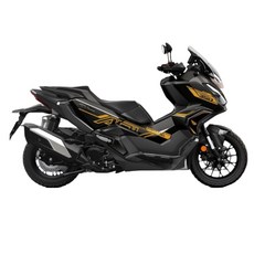 ADV350 혼다 2025 바디 데칼 고화질 세트 튜닝 스티커 오토바이 방수, 블랙-블랙골드, 기본 모델명/품번