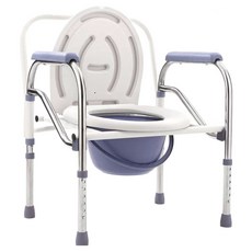 KCJ 이동식 변기 간이 좌변기 환자용 노인용 야외 캠핑 화장실 AT100, 1개, 블루