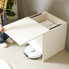 도아르 슬라이딩 로봇 청소기장 로보락 청소기 수납장 레일형, 로봇청소기장-레일형