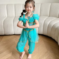 모아나리 최신상 알라딘 쟈스민 공주 상하set 할로윈 바지 상하복 코스튬 의상 세트 할로윈 행사 단체 파티 캠핑 뮤지컬 이벤트룩 가족커플룩