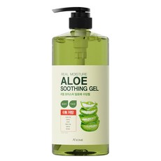ASOME 리얼 모이스처 알로에 수딩젤 99%, 1L, 3개