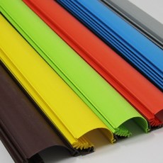 원형손보호대 손끼임방지 장치 방문 문틈 커버 손보호대 손낌방지 2000mm, 다홍, 1개