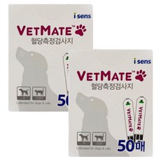 벳메이트 반려동물 혈당시험지100매+채혈침100개+알콜솜100매, 50g, 1개
