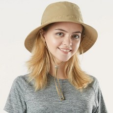 네이처하이크 공용 캠핑 벙거지 등산모자 버킷햇, 베이지