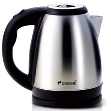 키친아트 오브제 스텐304 전기주전자 전기포트, 전기포트 1.5L