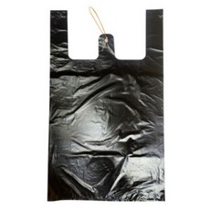 손잡이 일반마트 봉투 2호 검정, 3개, 5L