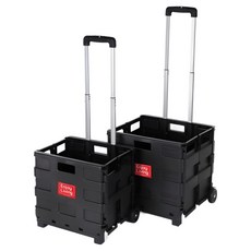 엔조이리빙 다용도 폴딩 박스형 핸드카트 장바구니 캐리어카트, 1개