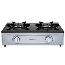 나비엔 매직 NEW 에코 2구 가스레인지 과열 방지 안심 센서, LPG, GRF-1342D