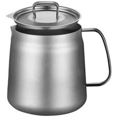 CookNest 인덕션 케틀팟 무연마제 스텐 물끓이는 주전자, 1개, 은회색, 2L