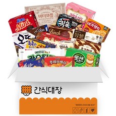 [간식대장] 최고의 사무실 간식세트 산도 딸기 롯데 샌드 몽쉘크림 카스타드 엄마손파이 빈츠 오뜨 오예스mini 칙촉 쿠크다스 후레쉬베리 촉촉한 초코칩 초코하임 에이스 마가렛트 와플, 가성비 사무실 간식 C세트 16종, 1개 가성비 사무실 간식 C세트 16종, 1개