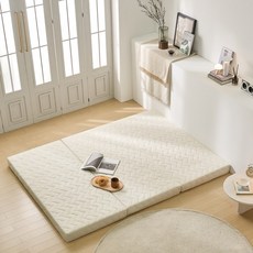 커버하다 매트리스 커버 메모리폼 라텍스 일반형 3단접이식 선택형 누빔 토퍼 커버 밀림방지 도트 사용