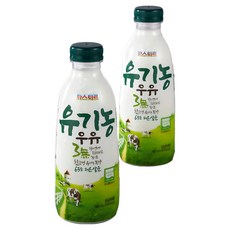 파스퇴르 우유 유기농, 750ml, 6개