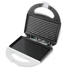 와플기 스테이크 샌드위치 아침식사 전기 메이커 2구 전기 샌드위치 와플 메이커, 흰색 스테이크 팬