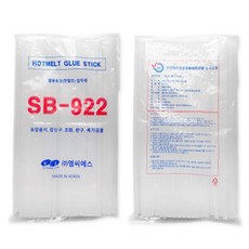 국산 글루건심 대 핫멜트 스틱 핫멜트심 실리콘 접착 11mm, 10개