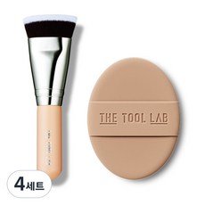 더툴랩 초밀착 핏팅 듀오, 베이지, 4세트