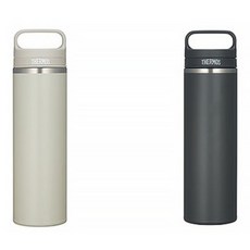 캐리 핸들 텀블러, 써모스 JOW-600K-SMB 스모크블랙, 600ml, 1개