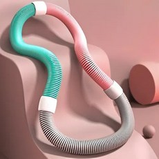 틈사이 다이어트 훌라후프 고탄성 스프링 훌라후프 소프트 훌라후프 뱃살 훌라후프 홈트 실내운동, 1개, 삼색, 1.4kg